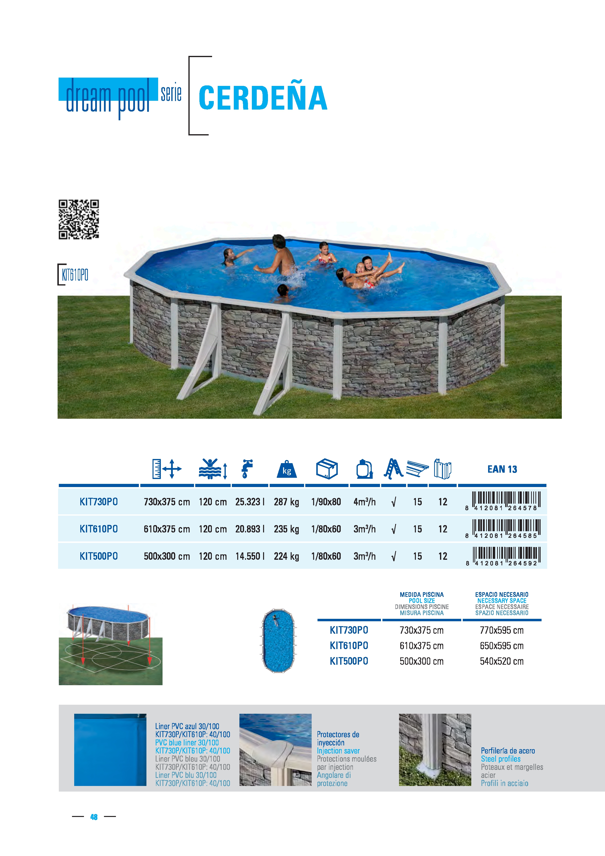 piscina cerdeña oval