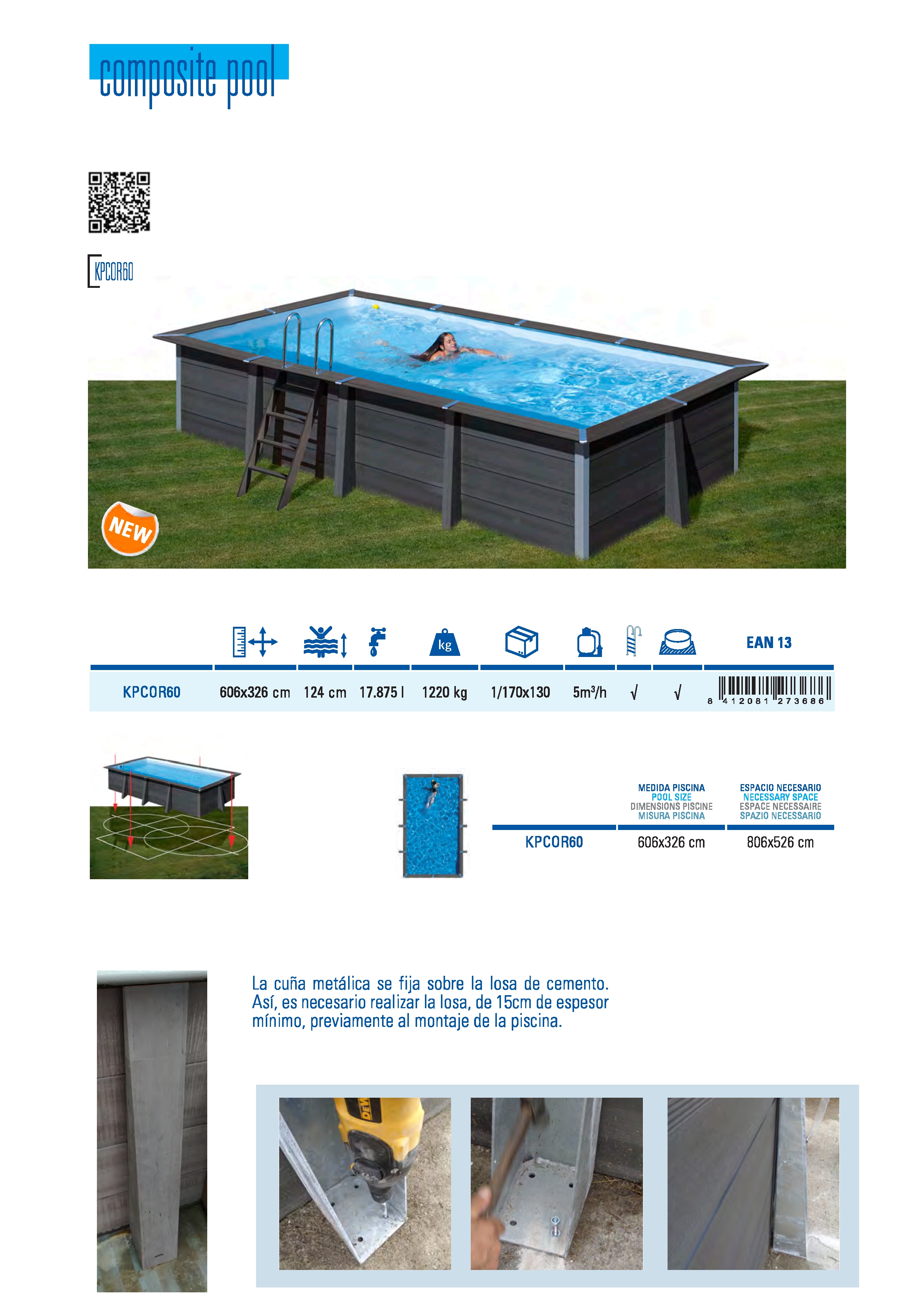 PISCINA COPOSITE RECTANGULAR