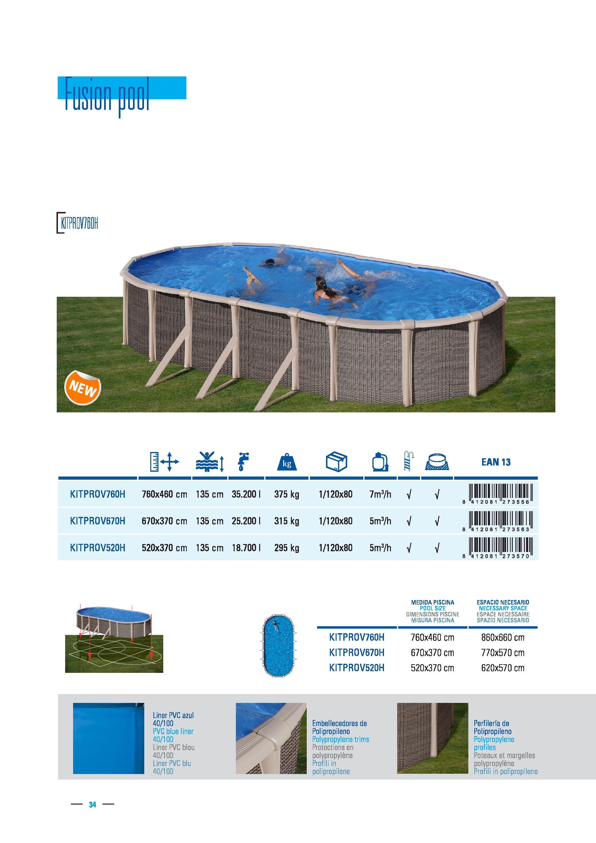 PISCINA FUSION OVAL