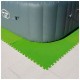Material protector de fondos color verde 